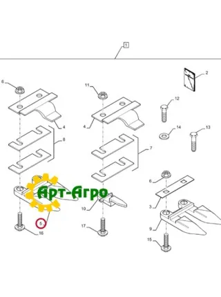 87442324 Double header finger CNH(RIMA)