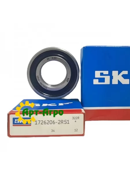 1726206-2RS1 SKF Підшипник однорядний кульковий(сфера)