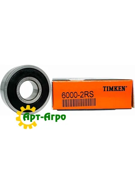 6000 2RS TIMKEN Підшипник однорядний кульковий