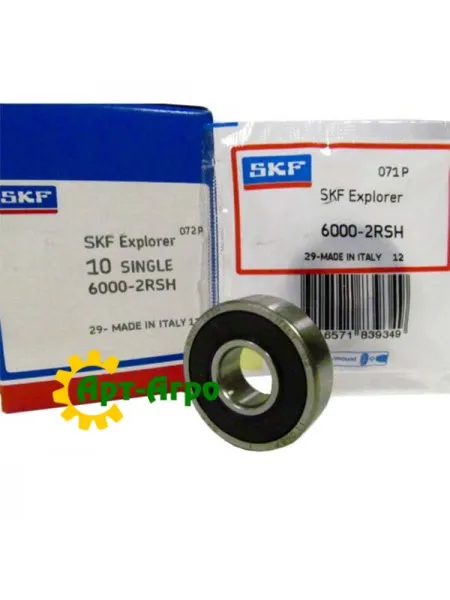 6000-2RSH SKF Підшипник однорядний кульковий