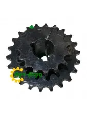 AH125782 Подвійна ланцюгова зірочка приводу реверсу похилої камери John Deere (Cametet)