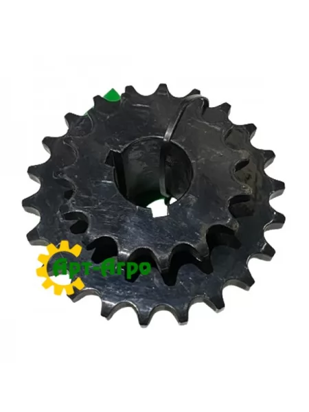 AH125782 Подвійна ланцюгова зірочка приводу реверсу похилої камери John Deere (Cametet) AH125782 Подвійна ланцюгова зірочка приводу реверсу похилої камери John Deere (Cametet)