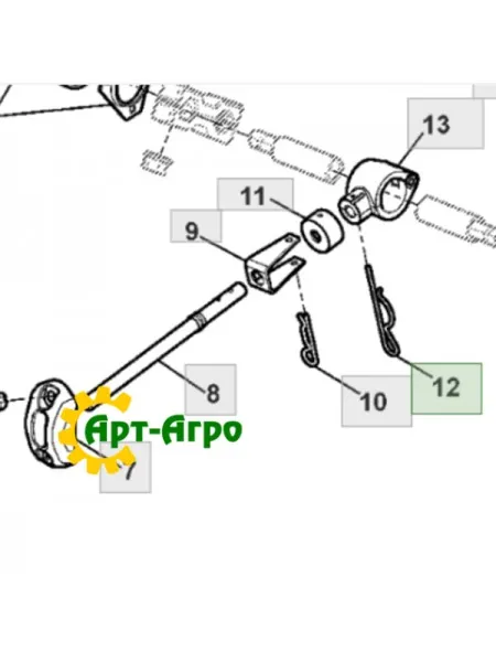 H169913 Pin (Alpha Parts)