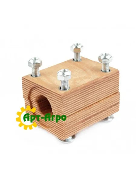 618254Деревянный подшипник соломотряса комбайна Claas - 61х80х105мм [JAG]