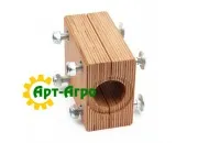 000678522 Дерев'яний підшипник 678522 соломотряси комбайна Claas - 61х100х124мм [TR] (JAG)