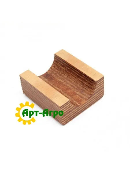 000687106 Дерев'яний підшипник соломотрясу комбайна Claas - половина, d35мм 000687106 Дерев'яний підшипник соломотрясу комбайна Claas - половина, d35мм