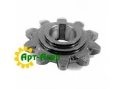 84038625 Звездочка Z10 транспортера наклонной камеры (средняя,ведомая) CNH