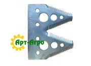 H153329 Сегмент ножа жниварки подвійний (дрібна насічка) John Deere