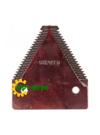 0006112031 Сегмент ножа жниварки комбайна Claas (Китай) Red