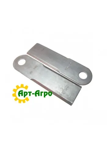 AH205910 Нож измельчителя подвижный гладкий(комплект 8шт) 180x50x3,3 mm John Deere