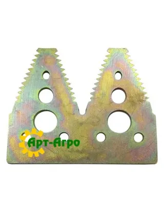 H163131 Сегмент ножа жниварки подвійний (велика насічка) John Deere
