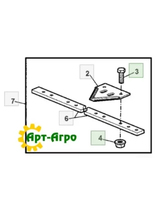 H207542 Болт сегменту M6x16 John Deere H207542 Болт сегменту M6x16 John Deere