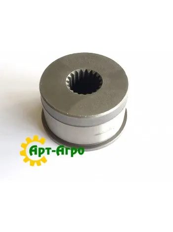 AH122717 Муфта вивантажувального шнека шліцева з бортиком T-19 Ø = 84 мм John Deere (Royal Tiger)