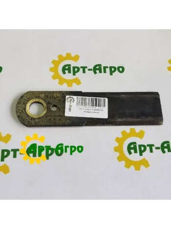 H156098 Нож измельчителя неподвижный гладкий 198x50x4 (D-19.5) John Deere (Аналог)