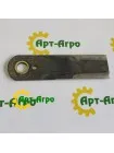 H156098 Нож измельчителя неподвижный гладкий 198x50x4 (D-19.5) John Deere (Аналог)