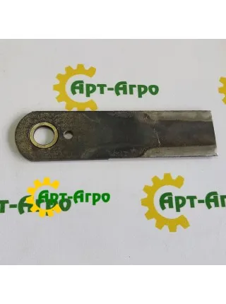 H156098 Нож измельчителя неподвижный гладкий 198x50x4 (D-19.5) John Deere (Аналог)