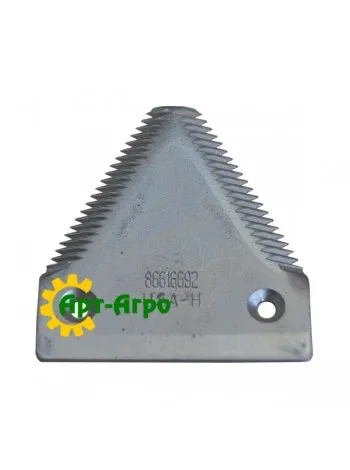 86616692 Сегмент ножа жниварки (середня насічка) CNH (USA)