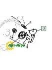 A69139 John Deere left scraper bracket