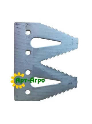 H153329 Сегмент ножа жниварки подвійний (дрібна насічка) John Deere APB