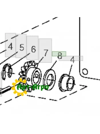 A61848 Шайба John Deere