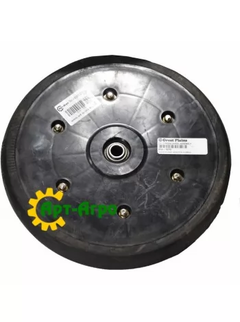 814-143C Колесо, що прикочує в зборі 1"x12" Great Plain (122-136S, 814-034С+2x817-081C+188-001V)