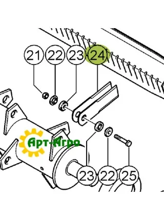 060017.1-XMP Claas chopper knife movable smooth 173x50x4 (D-18) 060017.1-XMP Claas chopper knife movable smooth 173x50x4 (D-18)