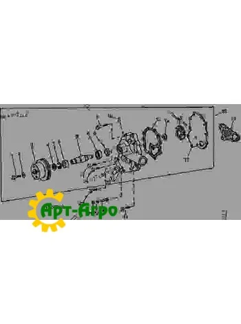 AR90861 Сальник 35,0x72,11x8,0 John Deere