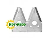 H153329 Сегмент ножа жниварки подвійний (дрібна насічка) John Deere(NCM)