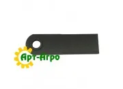 755787 Ніж більний гладкий з втулкою CLAAS 