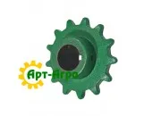H159616 Зірочка z = 13 (внутрішня верхній вал транспортера накл. Камери) John Deere