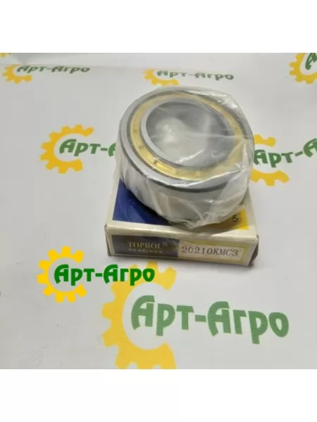 20210 KMC3 TOPROL Підшипник однорядний роликовий з конусним внутрішнім кільцем (латунний сепаратор)