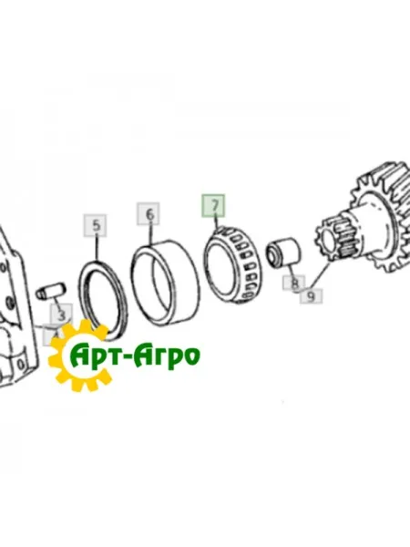 33275 PEER ORIGINAL Обойма підшипника внутрішня 33275 PEER ORIGINAL Обойма підшипника внутрішня