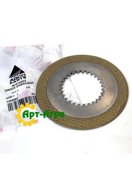 3616745M2 Диск фрикційний MASSEY FERGUSON (AGCO PARTS)