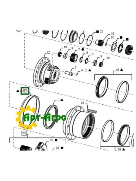 48125504 Пильник CNH