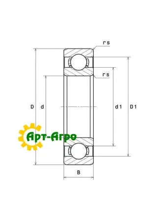 6203-2RSH Łożysko kulkowe jednorzędowe SKF