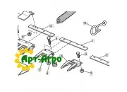 AH168910 Палець жниварки крайній подвійний Schumacher (UA)