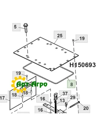 H150693 Кольцо John Deere