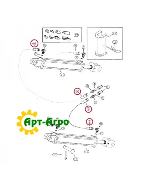 134209A1 Гідравлічний шланг CNH