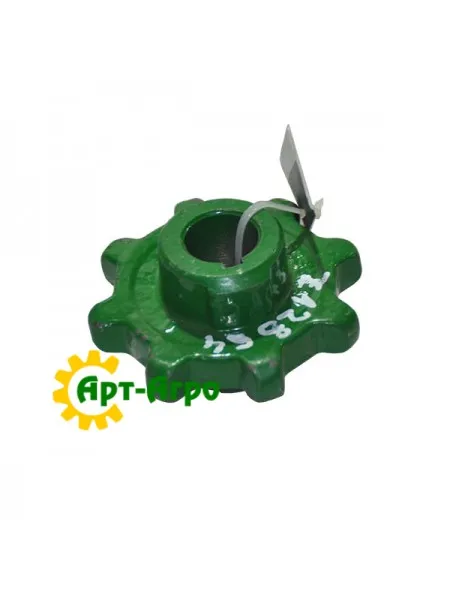 Z12854-UA Зірочка Z=8 d=30 зернового елеватора John Deere Z12854-UA Зірочка Z=8 d=30 зернового елеватора John Deere