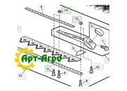 H158342 Болт сегмента M6x20 із гайкою John Deere (Agri-Parts)