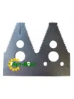 H153329 Сегмент ножа жатки двойной (мелкая насечка) John Deere ( LAMINA Бразилия)