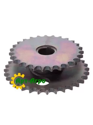 296023A1-WN Звездочка 32/27 t=15.875 двойная привода элеватора CASE (APB)