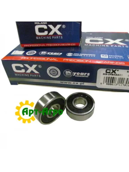 608-2RS CX Подшипник однорядный шариковый 608-2RS CX Подшипник однорядный шариковый