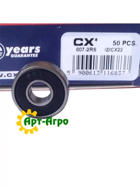 607-2RS CX Підшипник однорядний кульковий