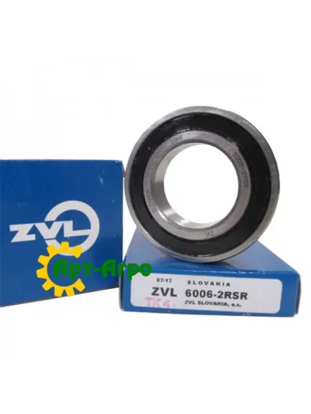 6006-2RS ZVL Підшипник однорядний кульковий