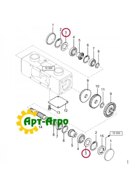322496200 К-т шайб рег., MRX870 (2108) CNH 322496200 К-т шайб рег., MRX870 (2108) CNH