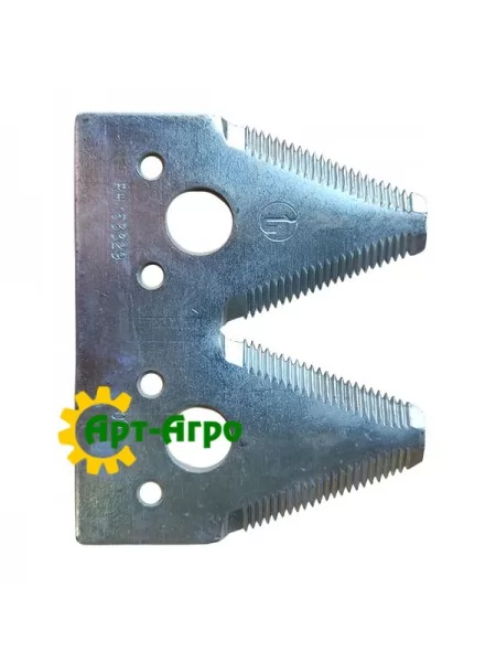 H153329 Сегмент ножа жатки двойной (мелкая насечка) John Deere (RADURA) H153329 Сегмент ножа жатки двойной (мелкая насечка) John Deere (RADURA)