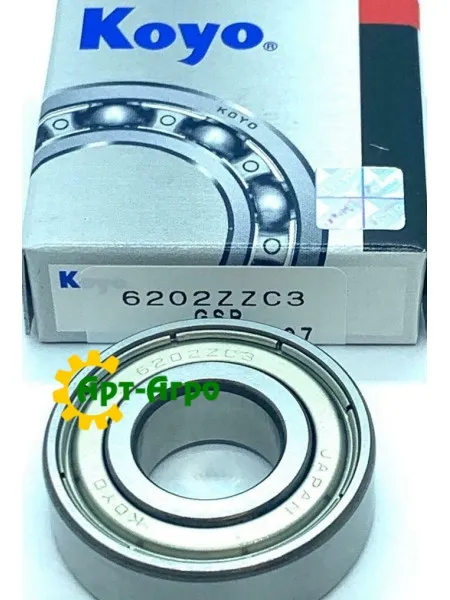 6202 ZZС3 KOYO Підшипник однорядний кульковий