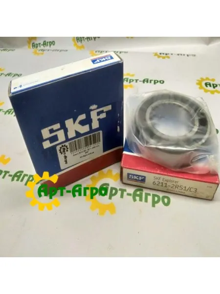 6211-2RS1/C3 SKF Підшипник однорядний кульковий