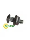 H125890 Segment bolt M5.5x22 for screwdriver + nut